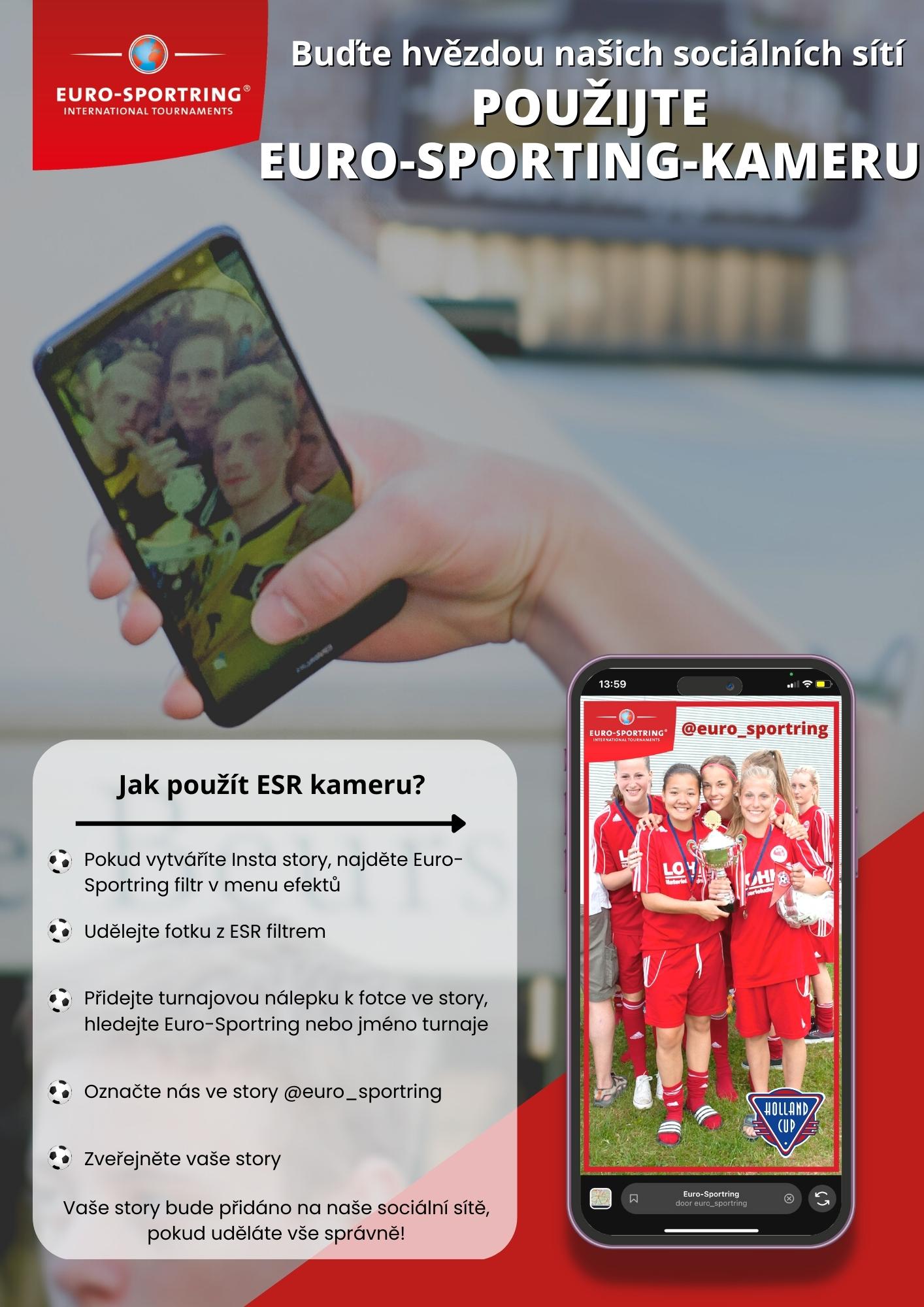 Použijte kameru Euro-Sportring-Cam!