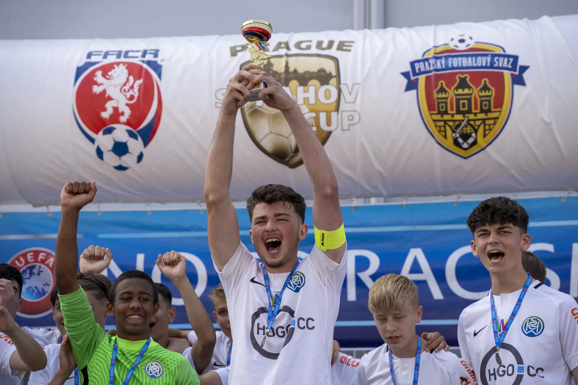 Prize giving ceremony at the Prague Strahov Cup, Czech republic